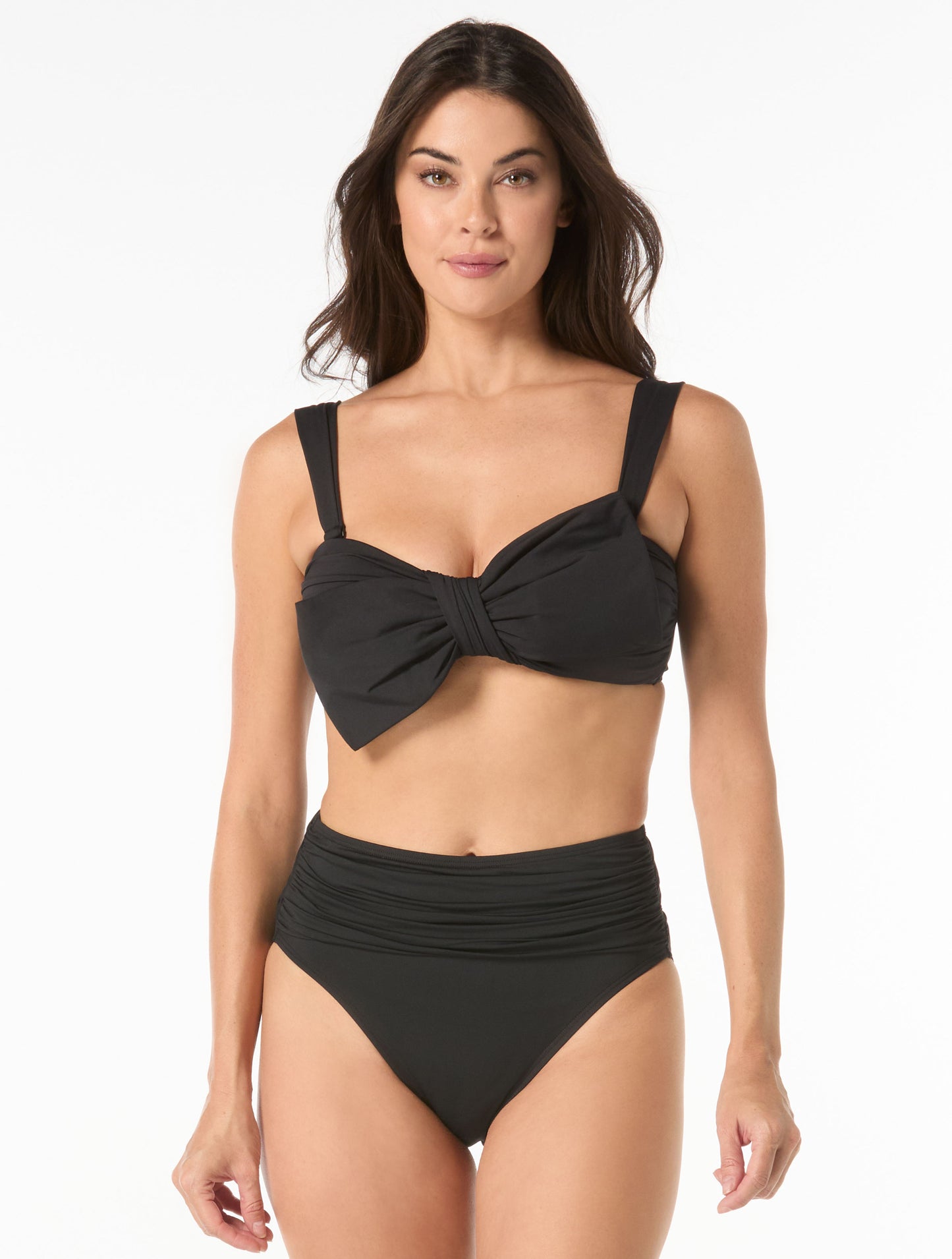 Carmen Marc Valvo Bow Bandeau Bikini Top - Bowline Soiree