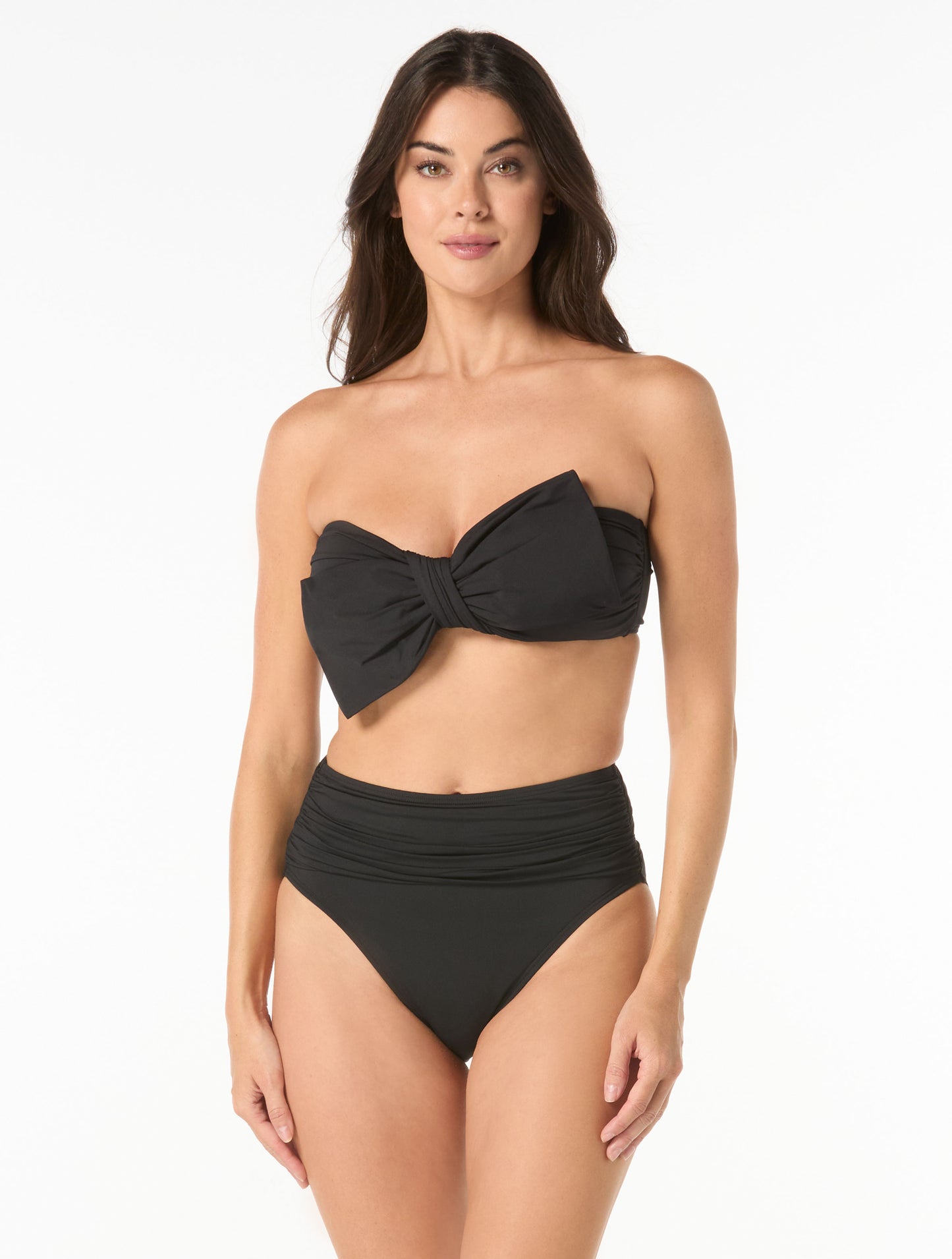 Carmen Marc Valvo Bow Bandeau Bikini Top - Bowline Soiree