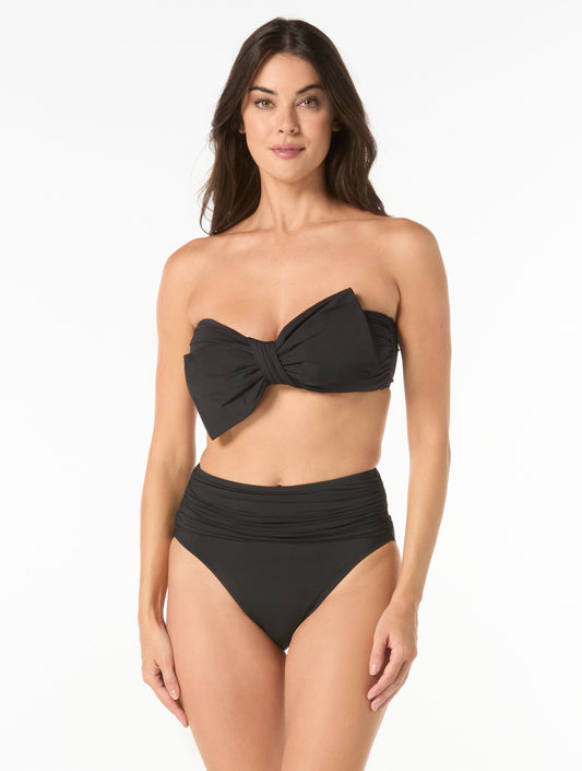 Carmen Marc Valvo Bow Bandeau Bikini Top - Bowline Soiree