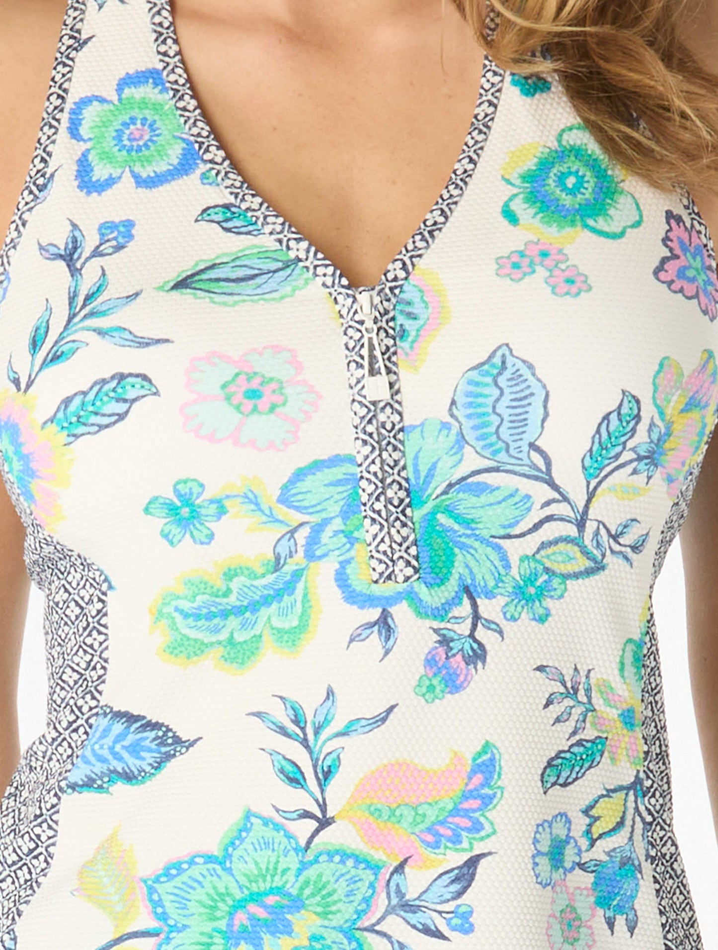 Beach House Erinna Racerback Tankini Top - Diamond Meadows