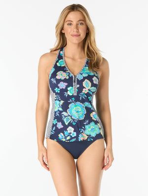 Beach House Erinna Racerback Tankini Top - Diamond Meadows