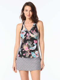 Beach House Erinna Racerback Tankini Top - Endless Summer - 001 BLACK