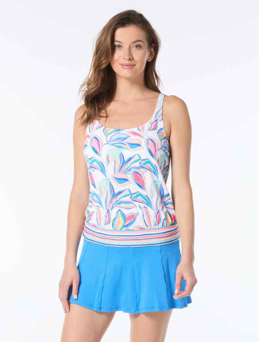 Beach House Bora Bora Tankini Set, Skort & Cover Up Shirt Bundle