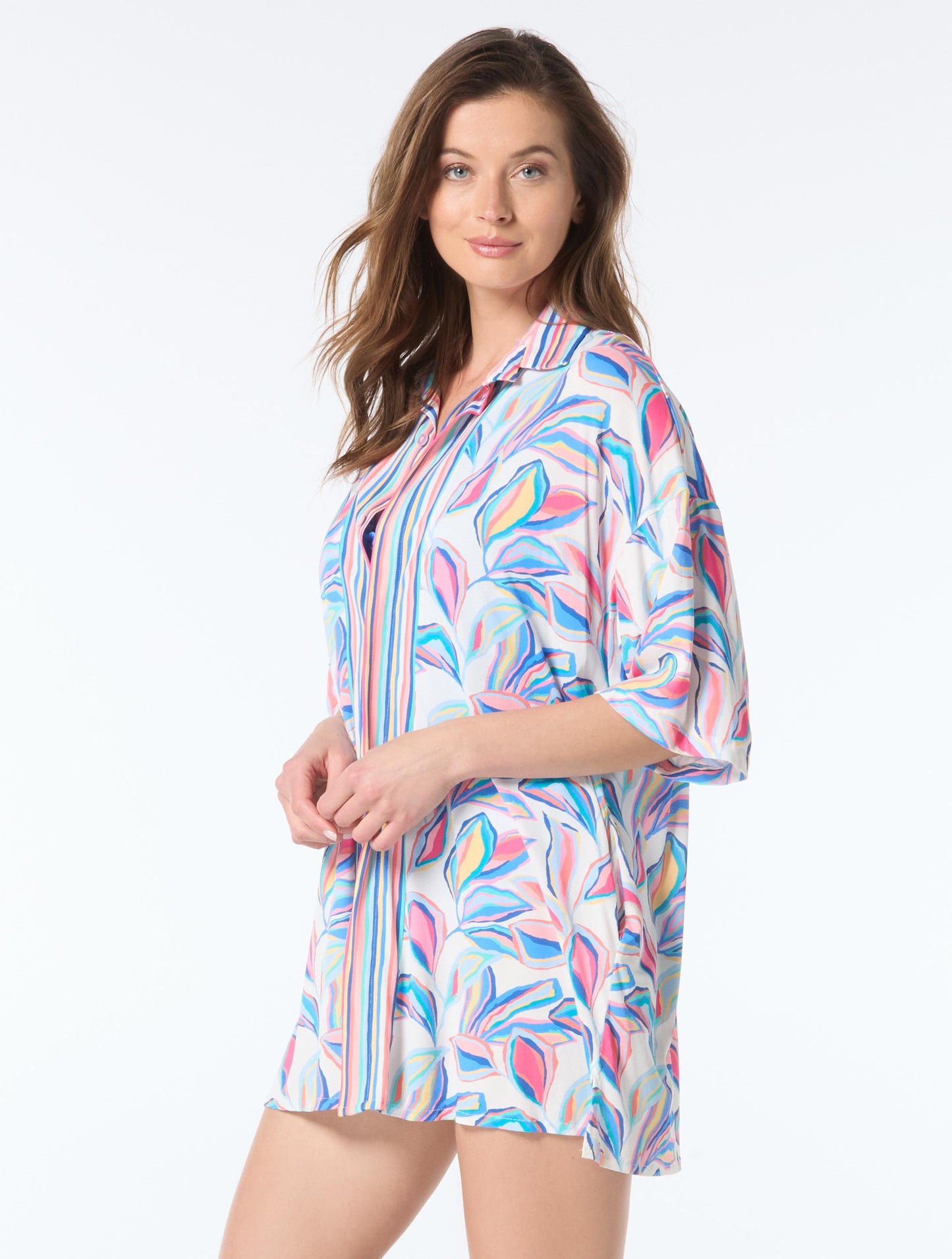 Beach House Bora Bora Bikini Set, Skort & Cover Up Shirt Bundle
