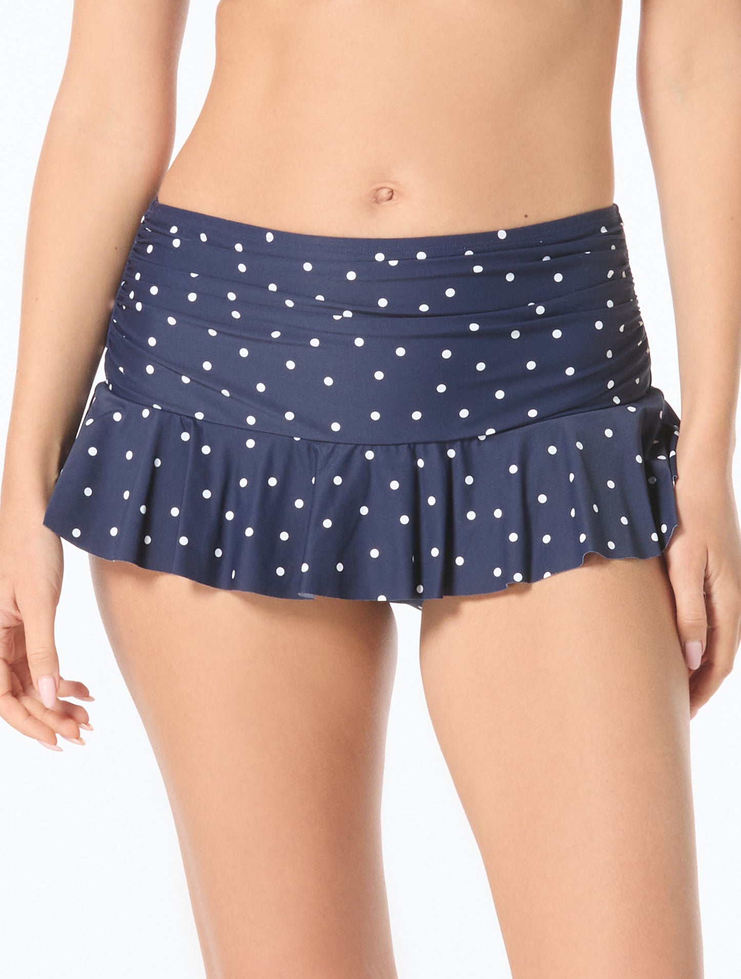 Beach House Swim Penny Textured Swim Skirt - Sailor Dot