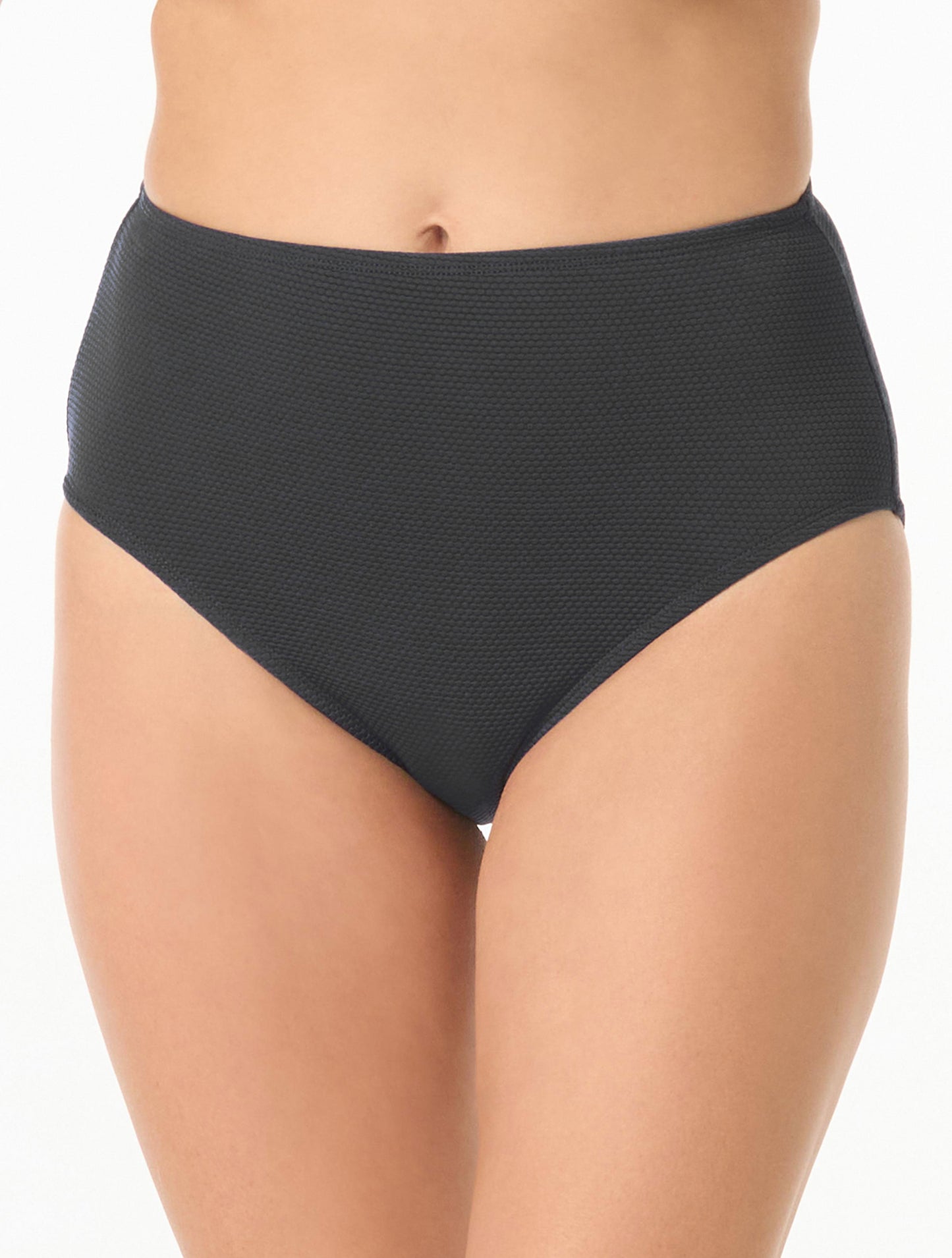 Beach House Emery High Rise Textured Bikini Bottom - Pique Solids