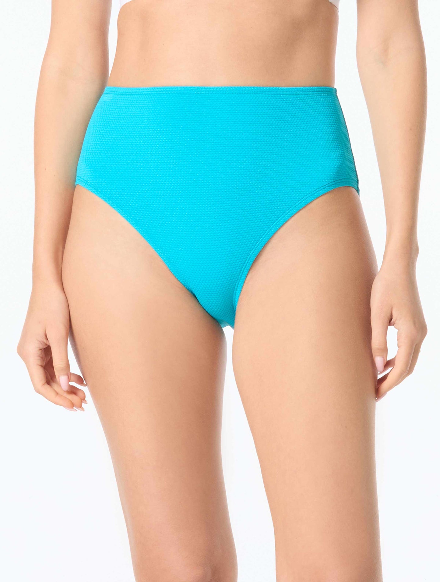 Beach House Emery High Rise Textured Bikini Bottom - Pique Solids