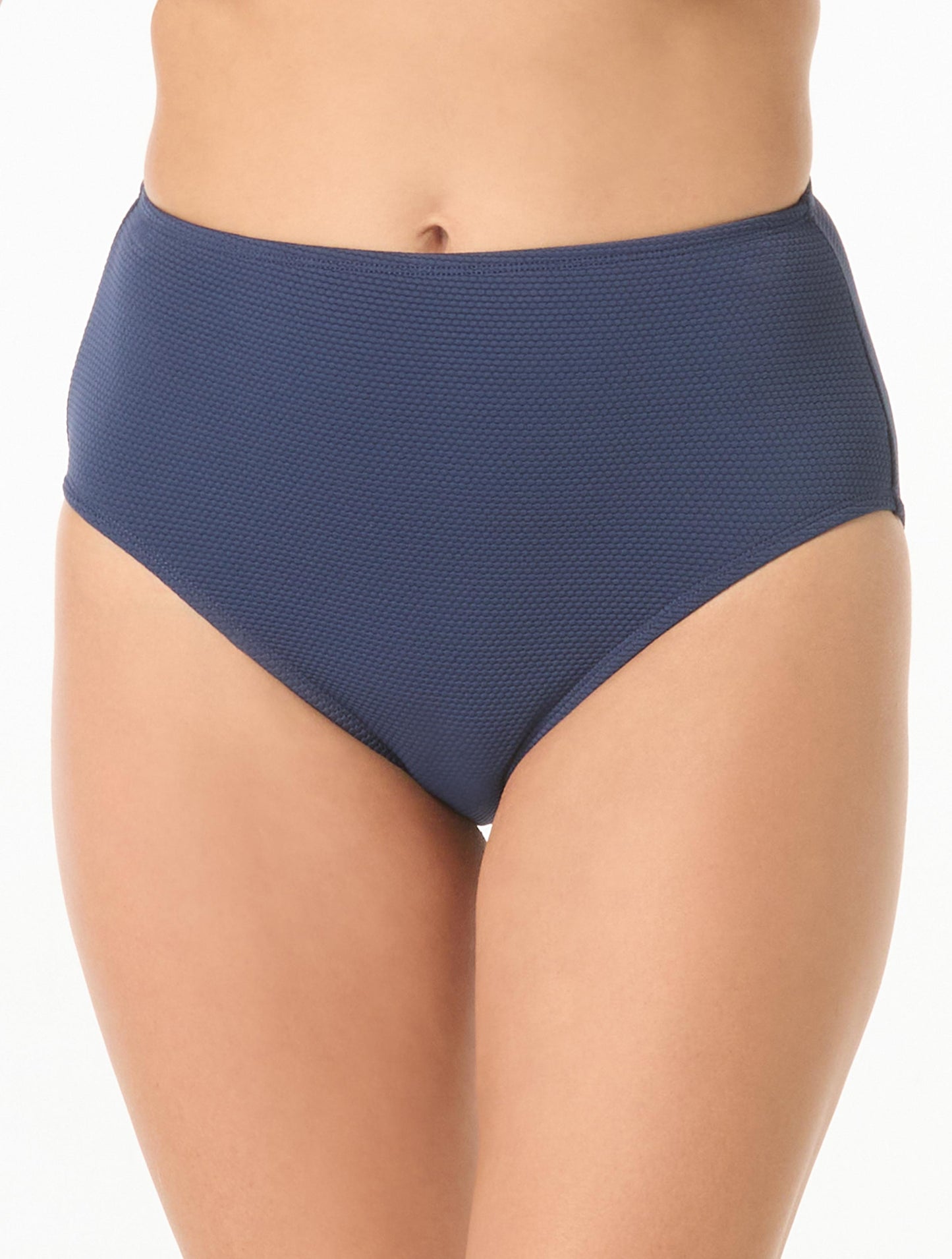 Beach House Emery High Rise Textured Bikini Bottom - Pique Solids