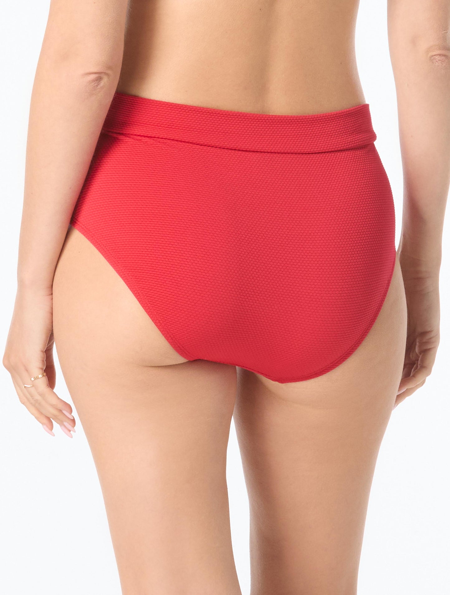 Beach House Swim Letty Crossover Textured Bikini Bottom - Pique Solids