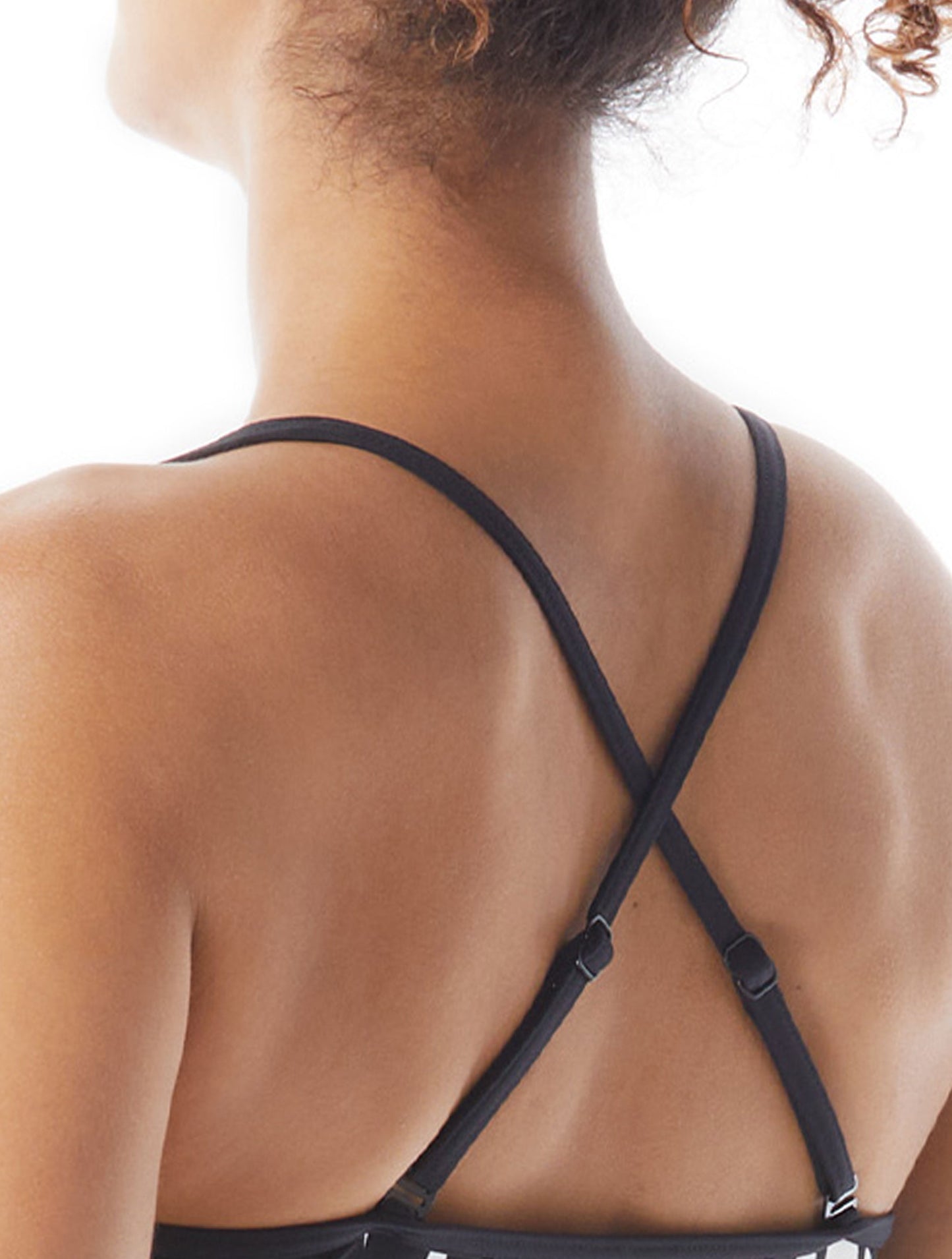 Beach House Sport Ambition Fitted Cross Back Textured Tankini Top - Wild Calypso