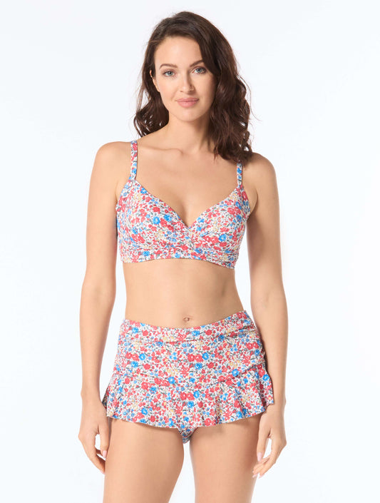 Beach House Swim Christa Wrap Underwire Bikini Top - Bella Flora