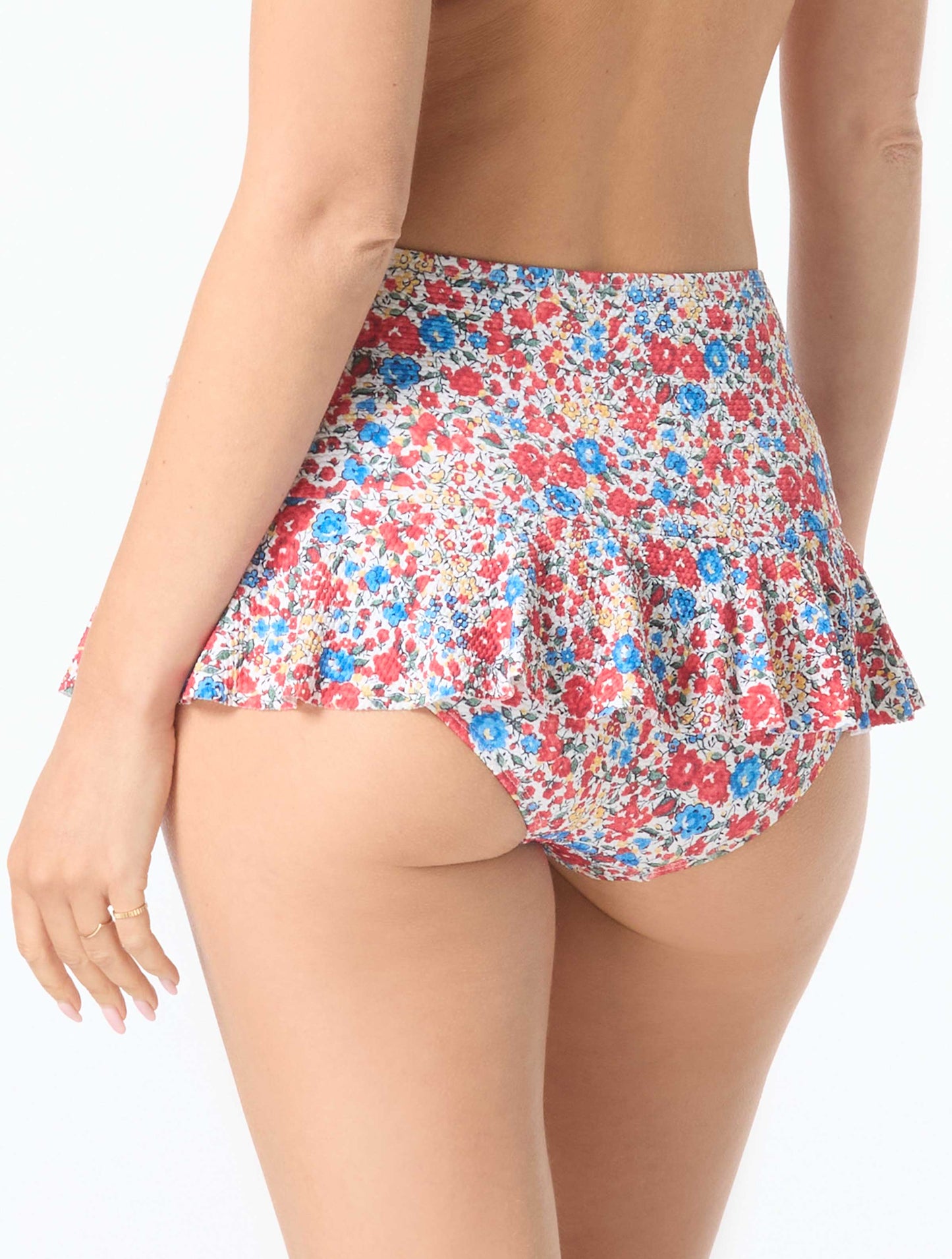 Beach House Swim Penny Textured Swim Skirt - Bella Flora