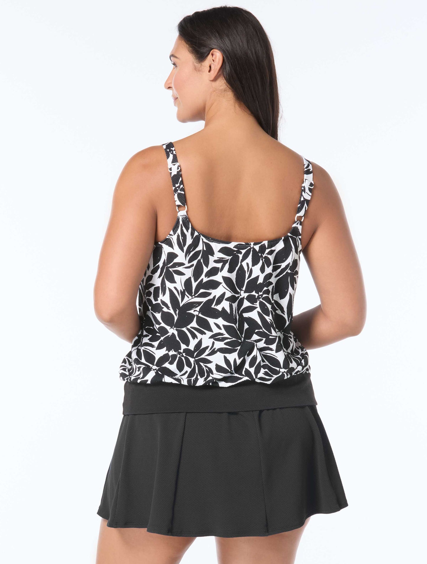 Beach House Plus Sarah Blouson Tankini Top - Key West