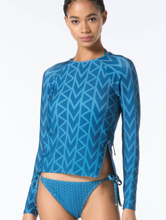 Michael Kors Scuba Logo Bikini Set & Cover Up Bundle