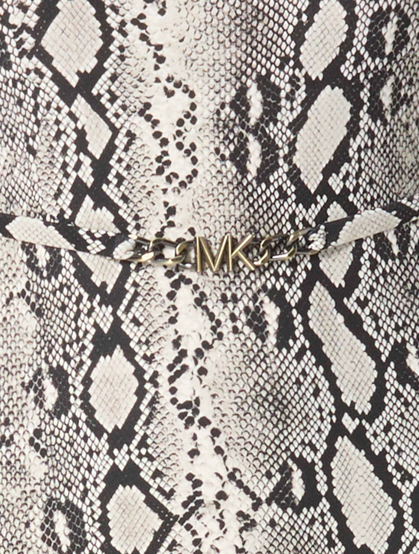 Michael Kors Scoopneck One Piece Swimsuit - Boho Python