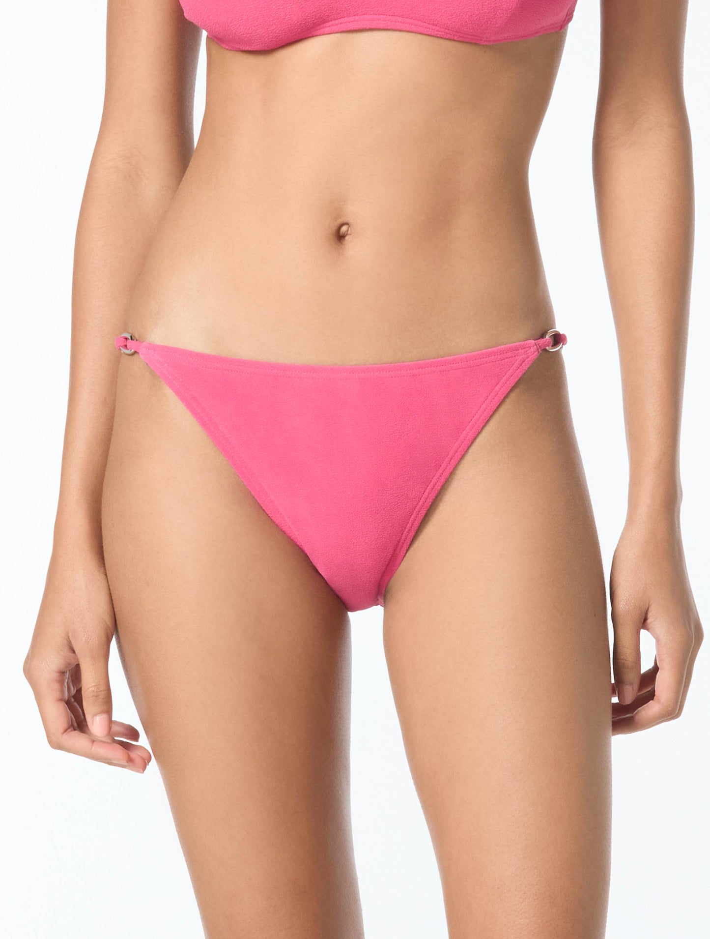 Michael Kors Oval Linked Bikini Set & Skirt Cover Up Bundle