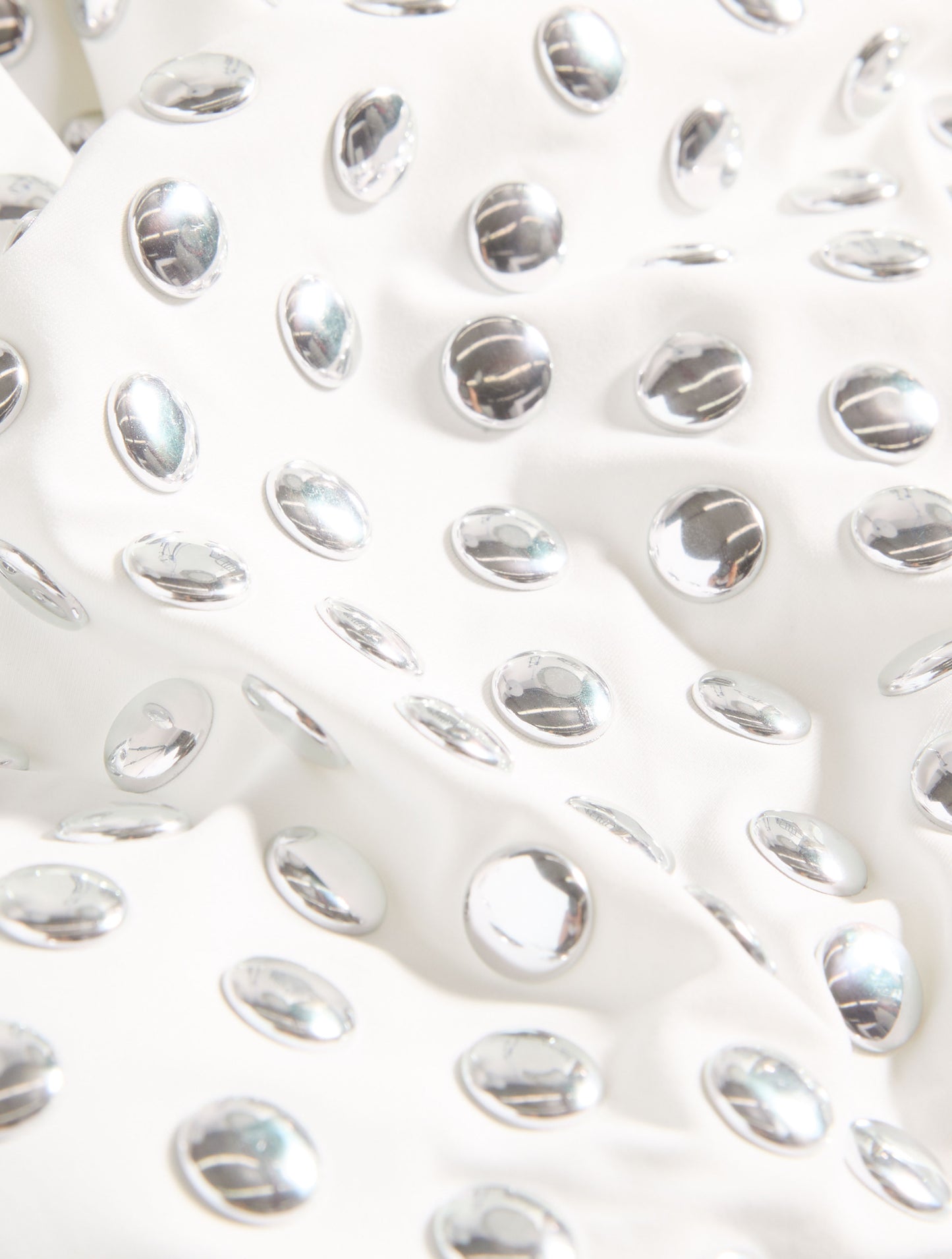 Michael Kors Scoopneck One Piece Swimsuit - Oversized Studs