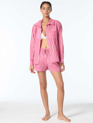 Michael Kors Cover Up Shirt - Marina Stripe