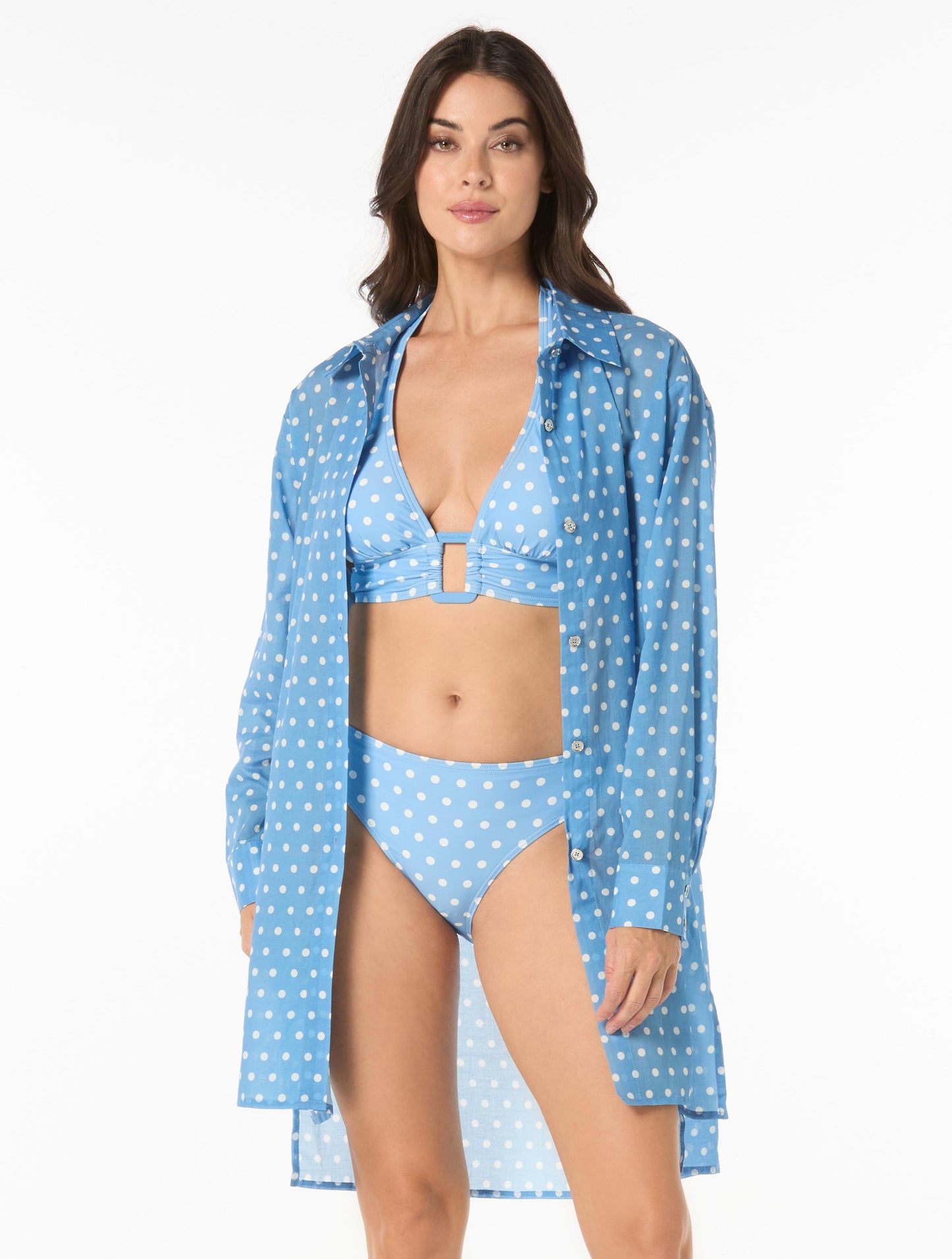 Michael Kors Cover Up Shirt - Classic Dot