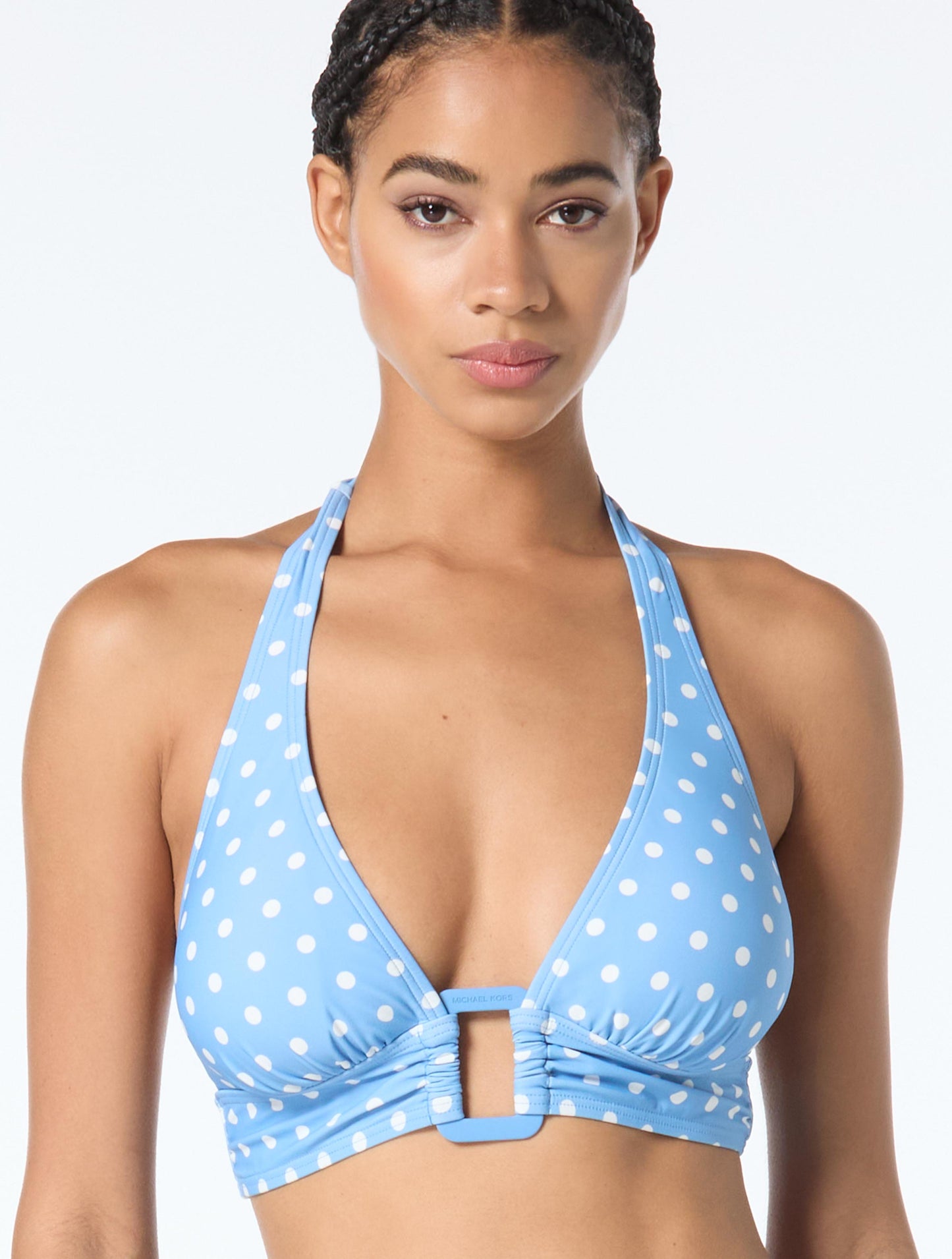 Michael Kors Halter Bikini Top - Classic Dot