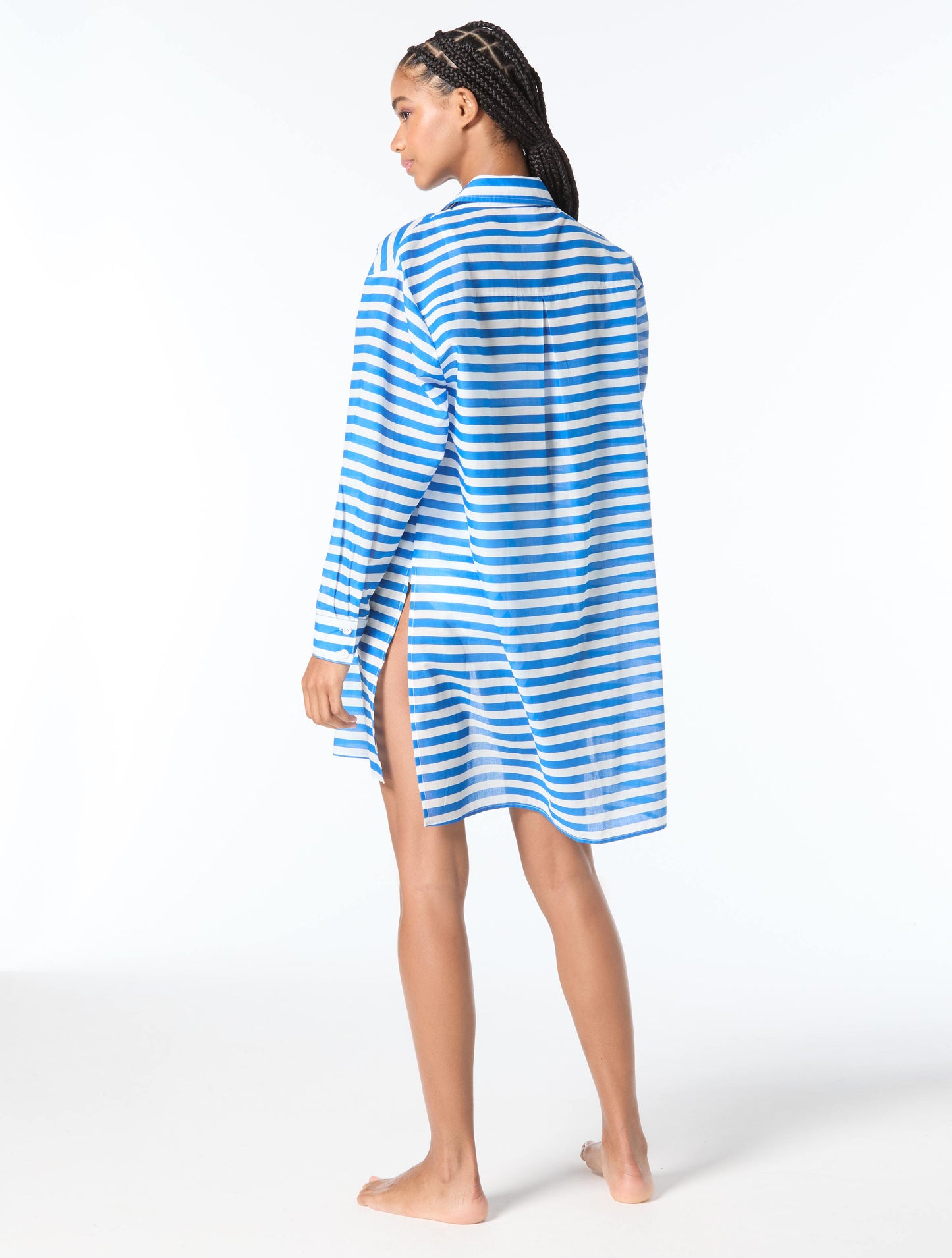 Michael Kors Cover Up Shirt - Graphic Stripe