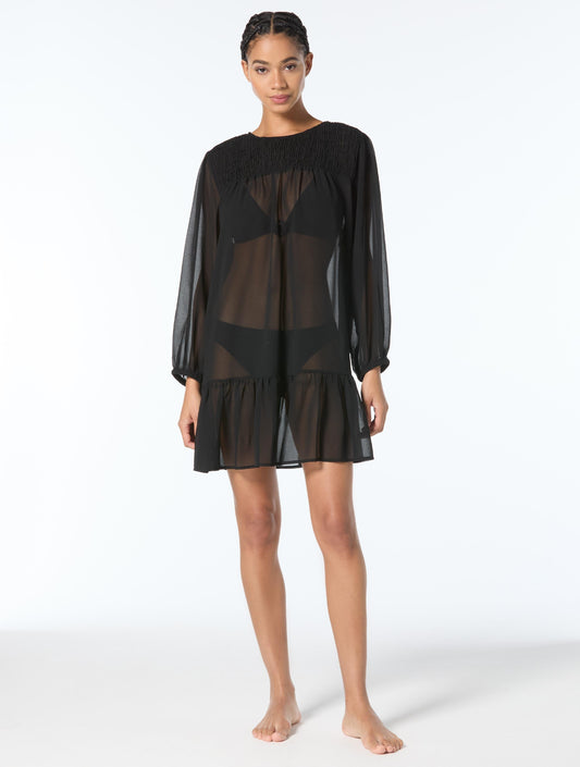 🎁 Michael Kors Cover Up Dress - Solids (100% off) - 001 Black