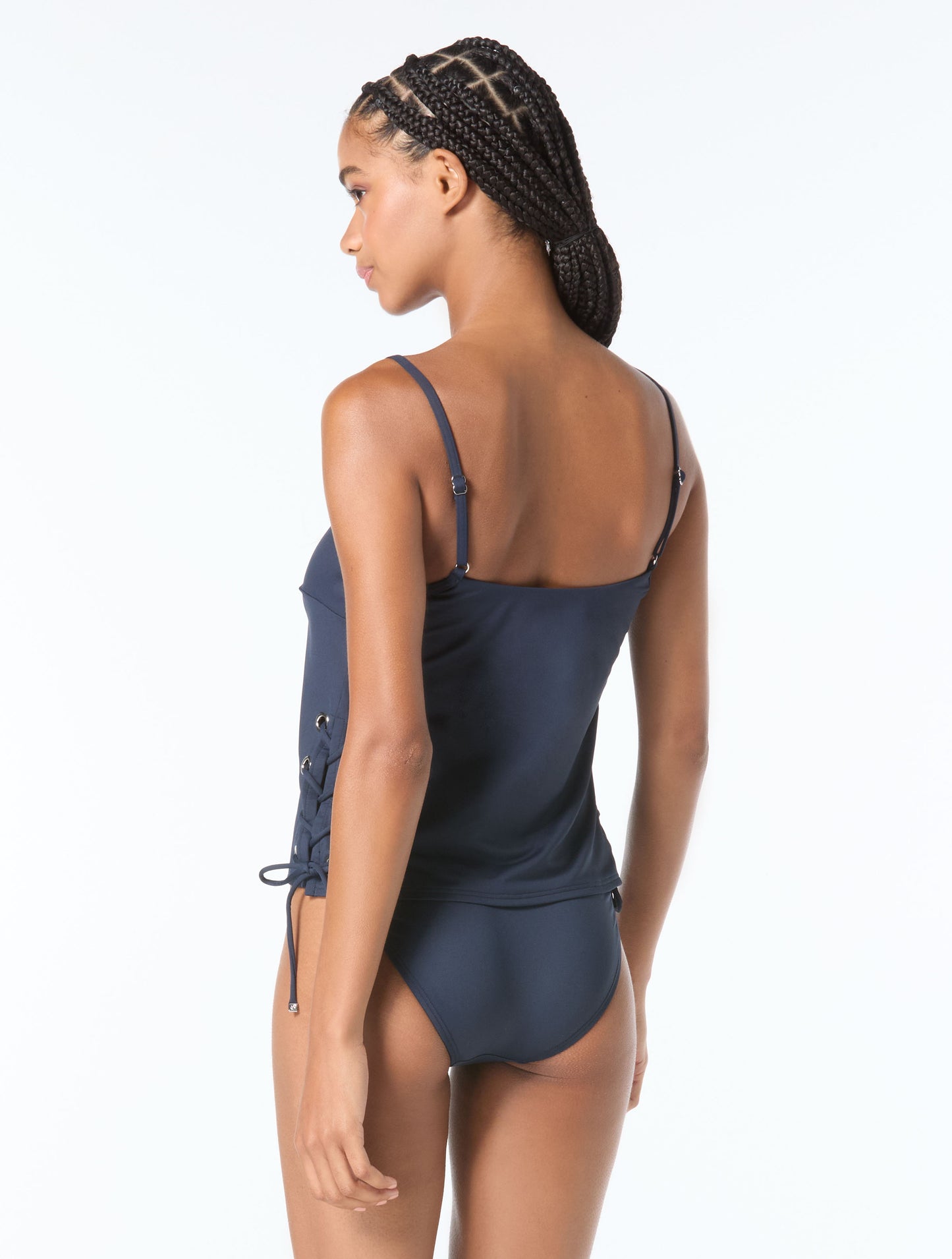 MICHAEL Michael Kors Grommet Tankini Top - Grommets