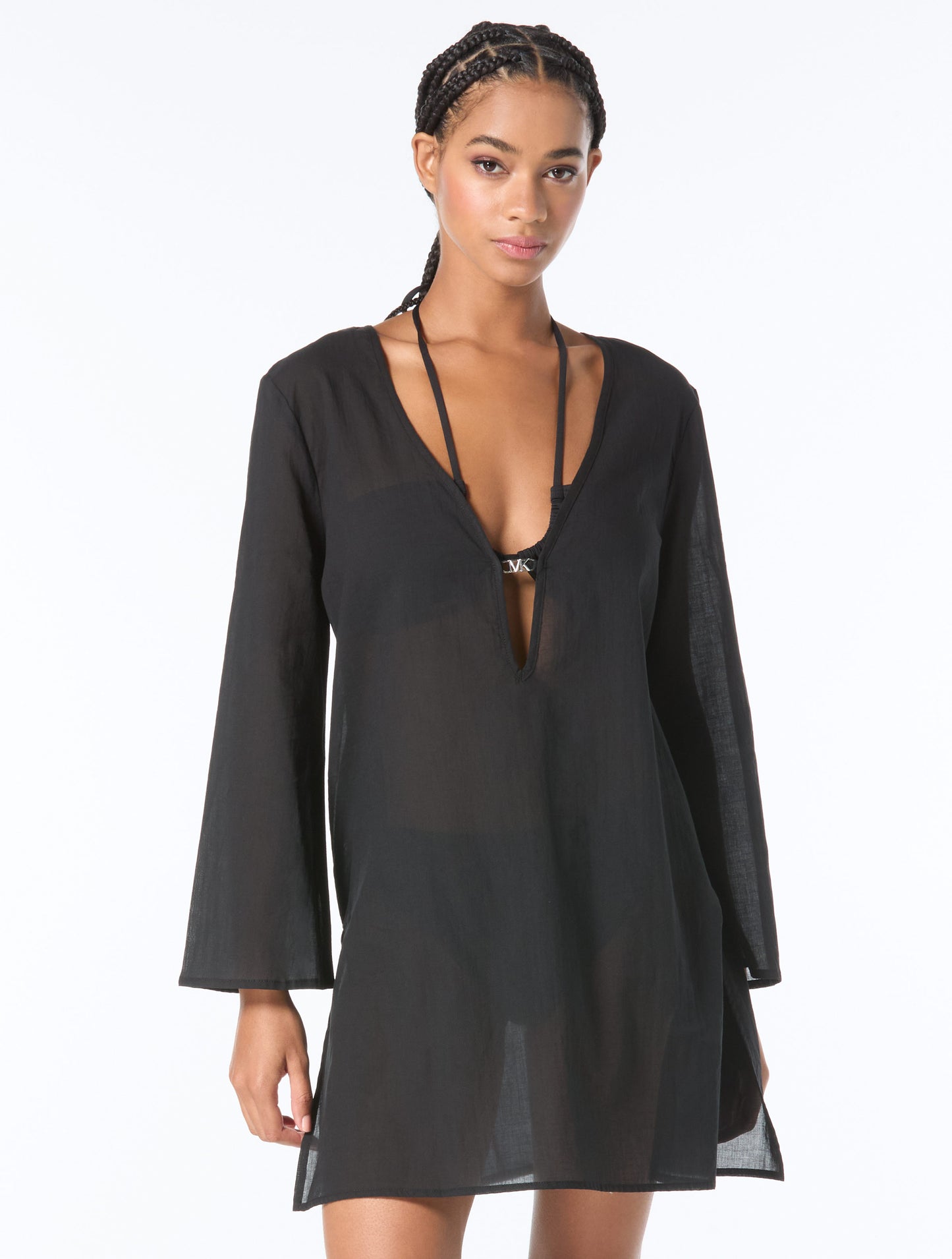 Michael Kors Cover Up Shirt - Solids