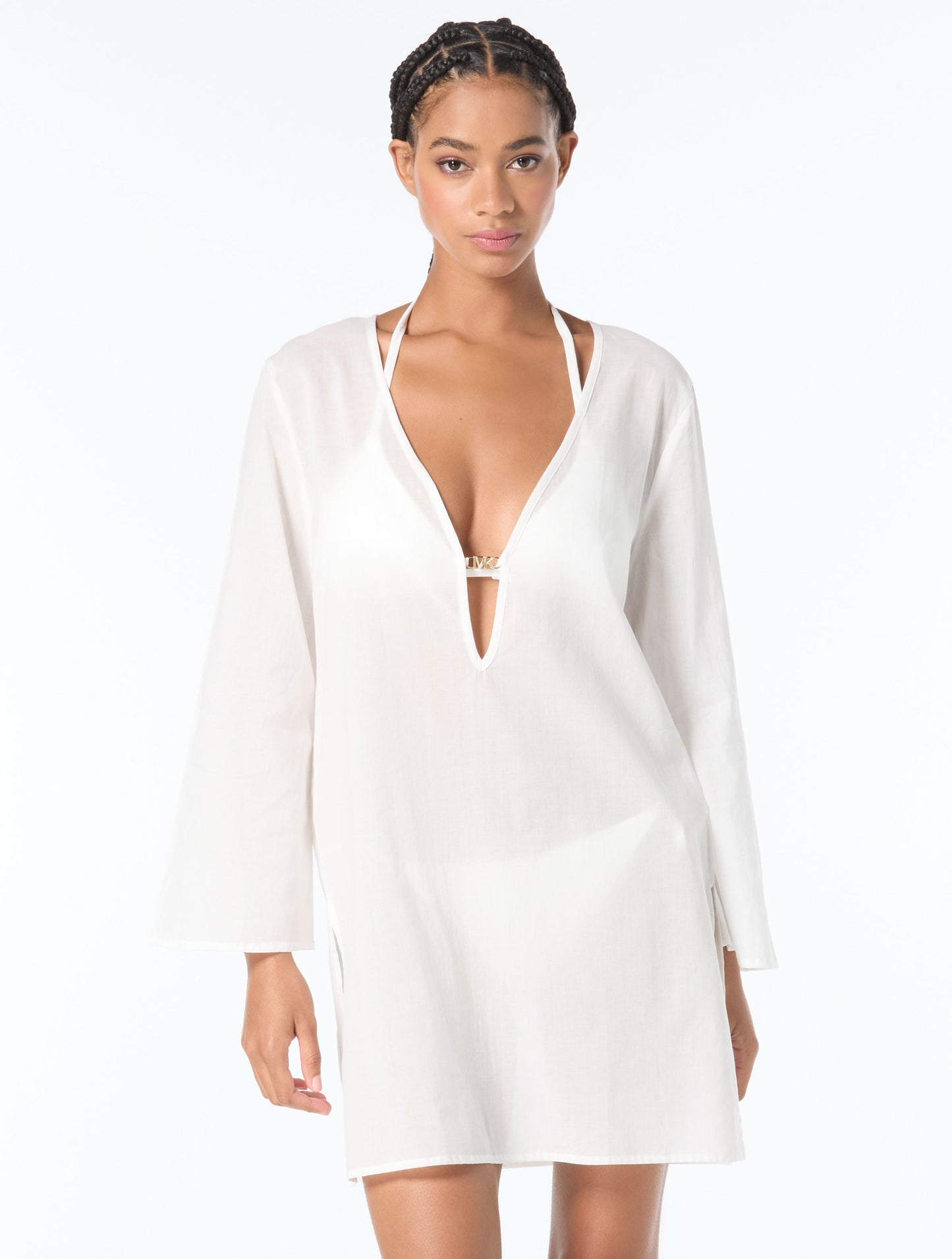 Michael Kors Cover Up Shirt - Solids