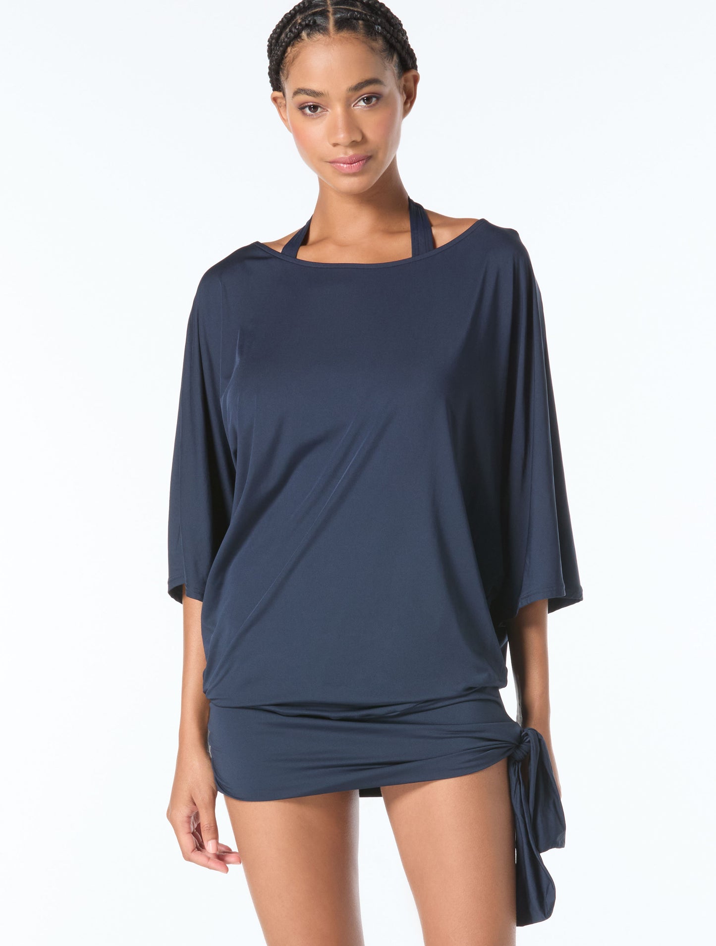 MICHAEL Michael Kors Side Tie Cover Up - Iconic Solids