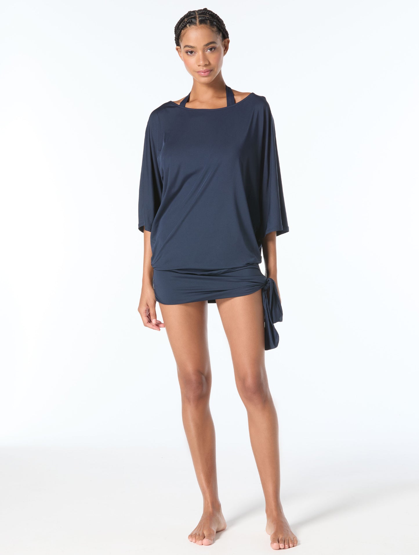 MICHAEL Michael Kors Side Tie Cover Up - Iconic Solids