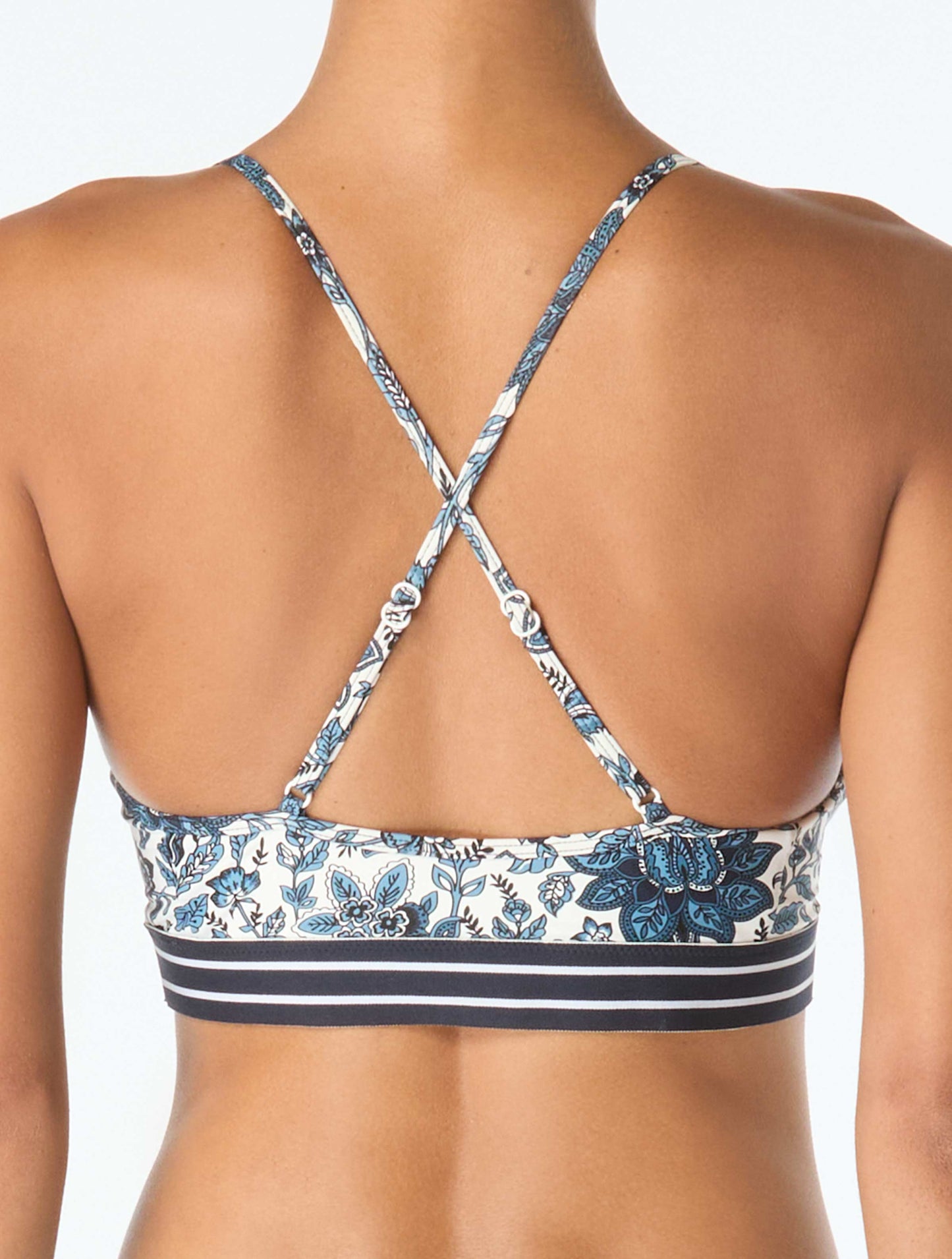 Michael Kors Underwire Crossback Bikini Top - Provincial Fleur
