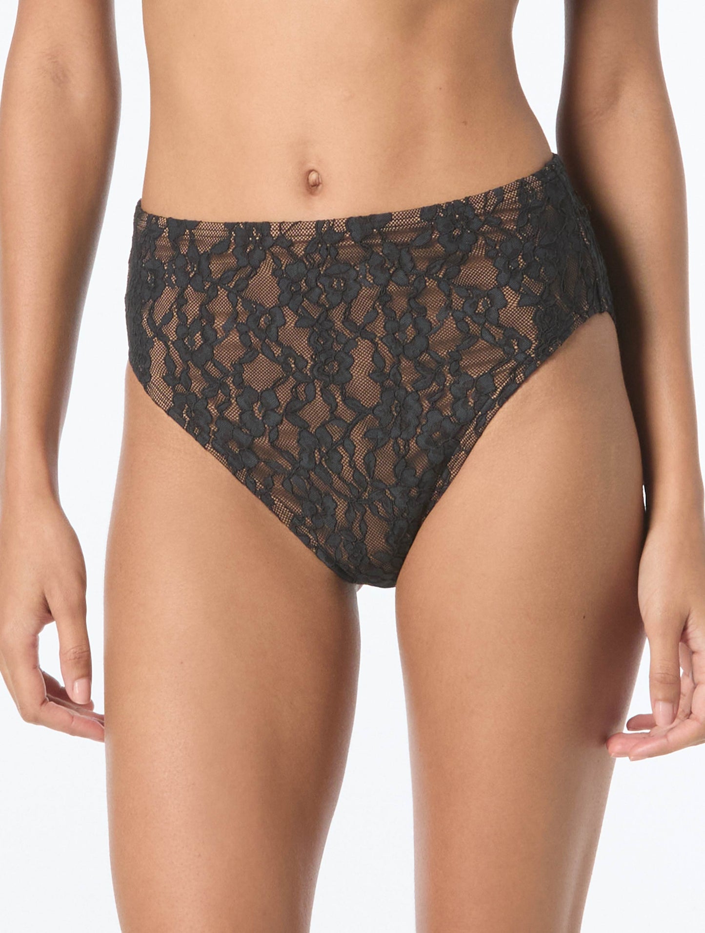 Michael Kors Lace Triangle Bikini Set & Cover Up Skirt Bundle