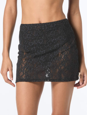 Michael Kors Pull On Cover Up Skirt - Lace