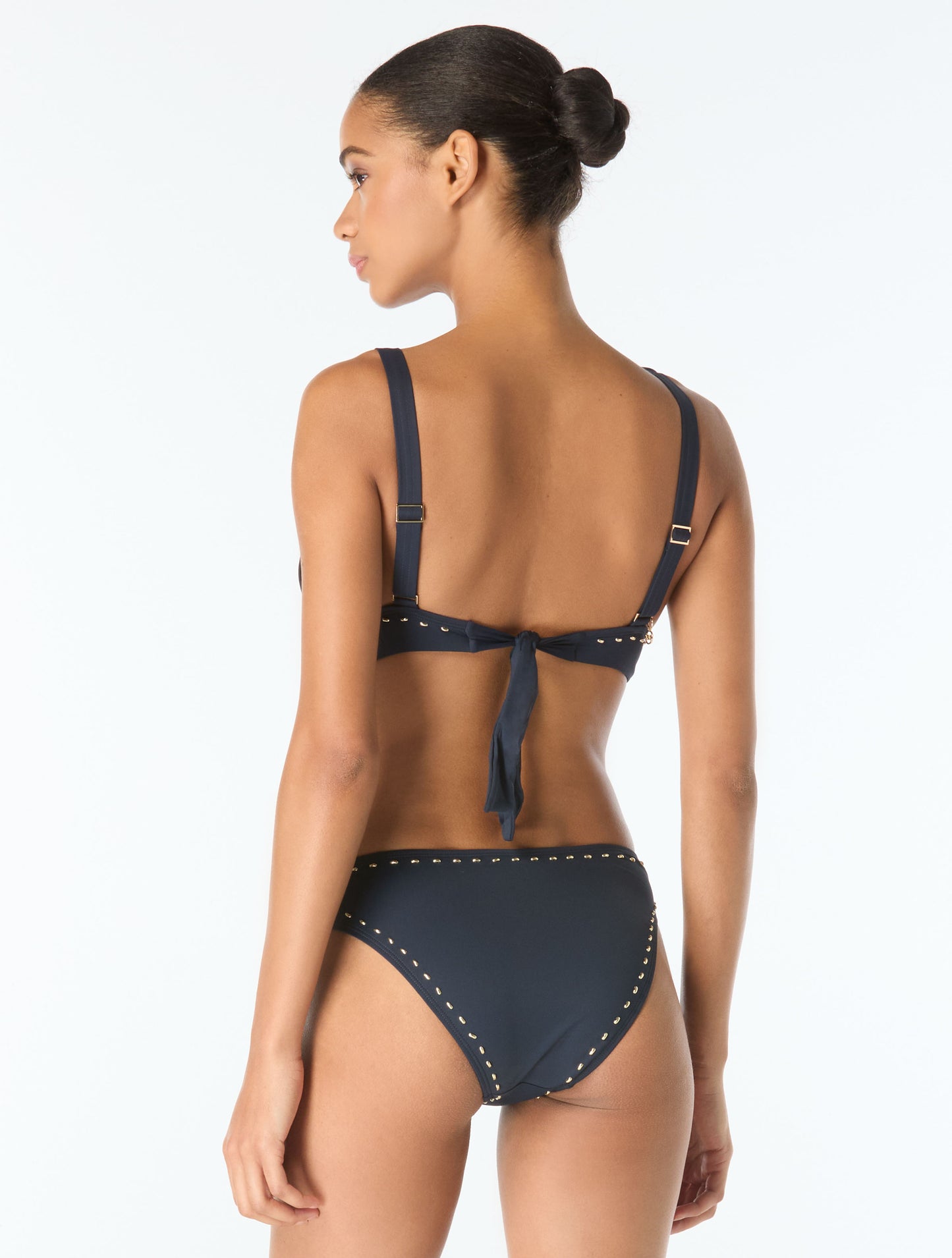 Michael Kors Bikini Top - Half Moon Studs