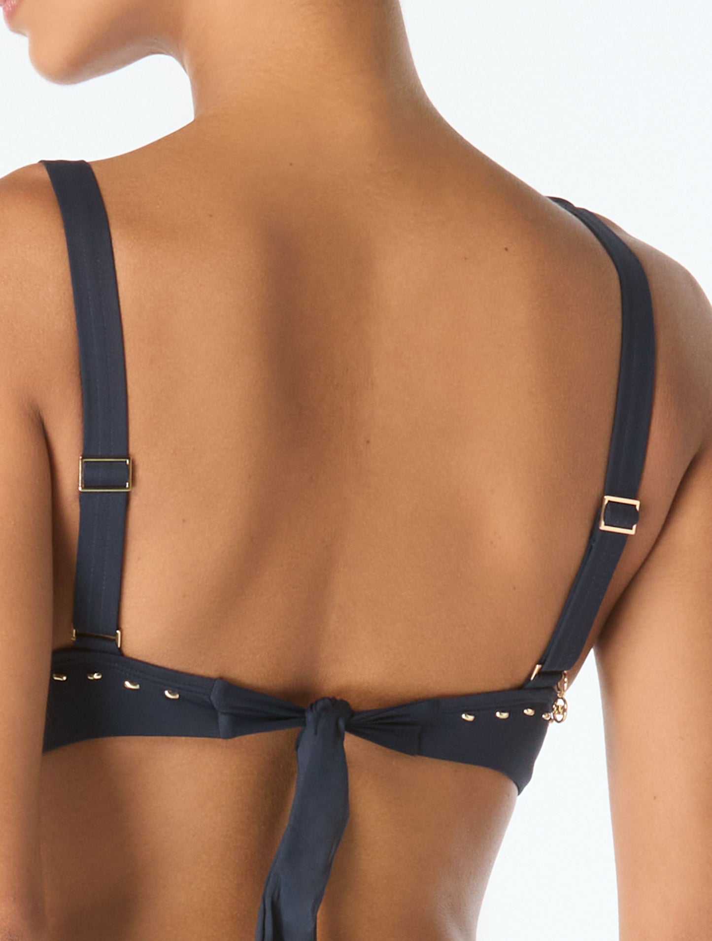 Michael Kors Bikini Top - Half Moon Studs