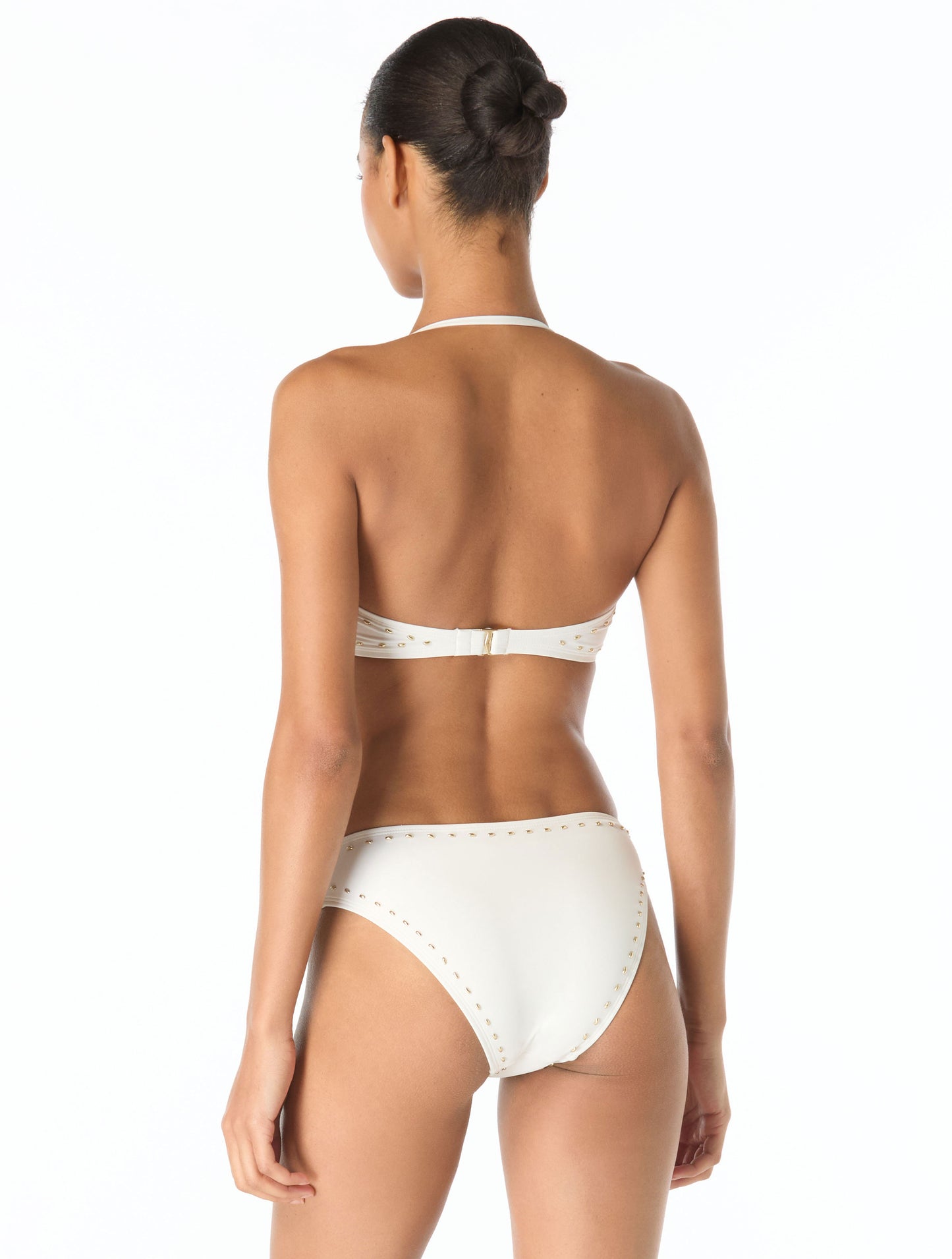 Michael Kors Half Moon Studs Bikini & Cover Up Dress Bundle