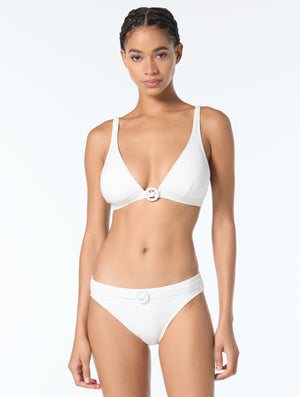 Michael Kors Logo Bikini Top - Bubble Logo Solids