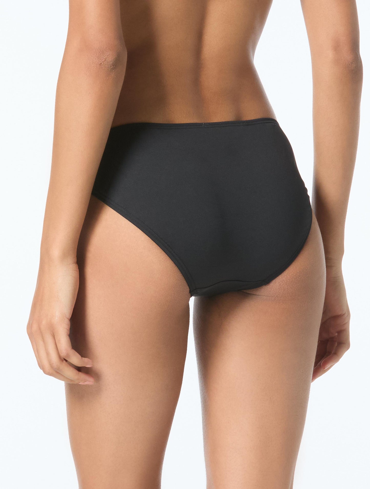 Michael Kors Logo Ring Classic Bikini Bottom - Bubble Logo Solids