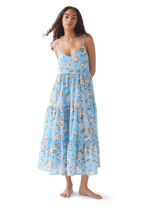 kate spade new york Tiered Cover Up Dress - Spring Daisies