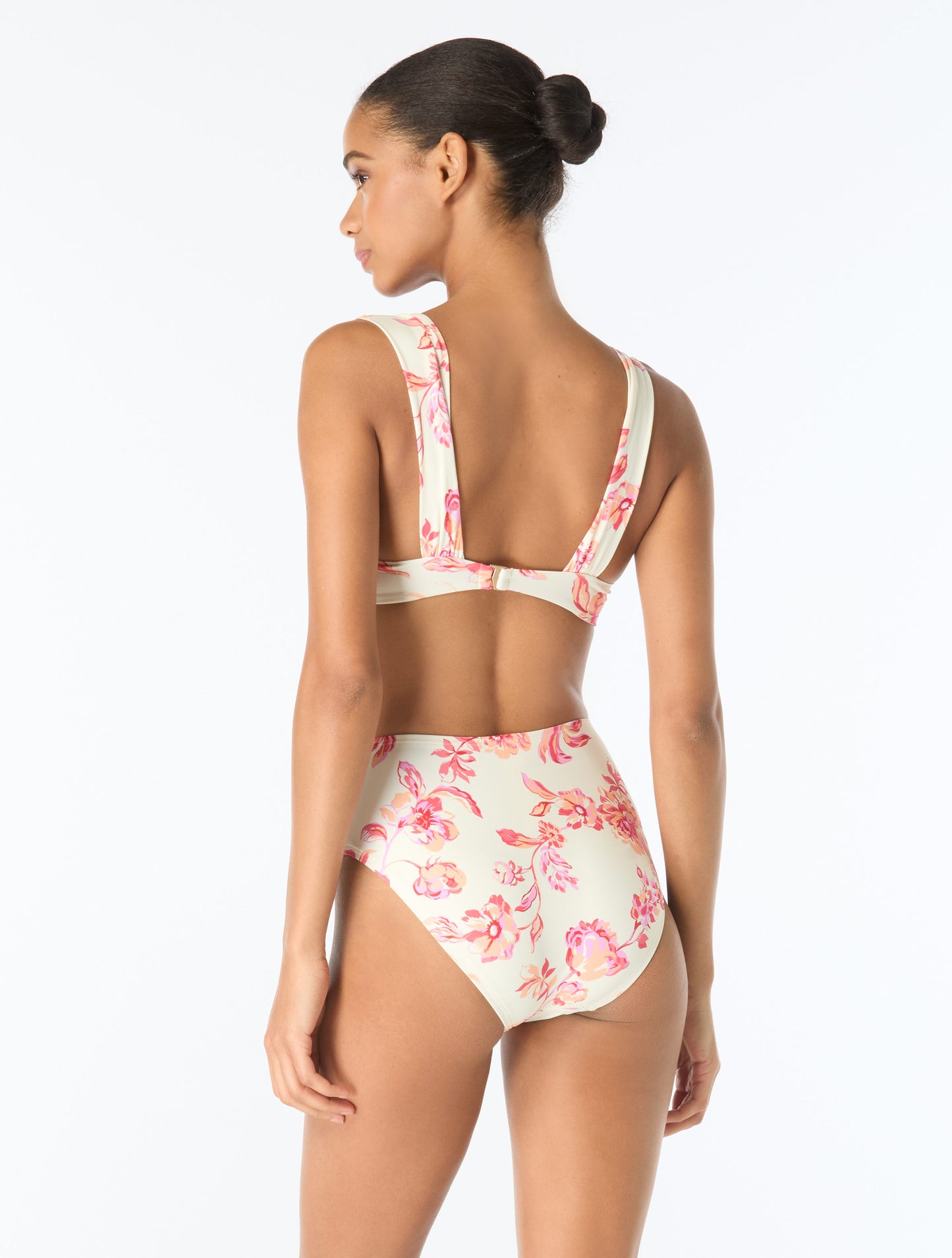 kate spade new york Shirred Underwire Bikini Top - Floral Toile