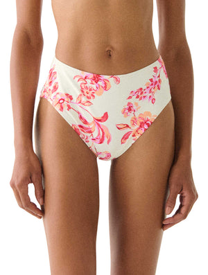 kate spade new york High Waist Bikini Bottom - Floral Toile