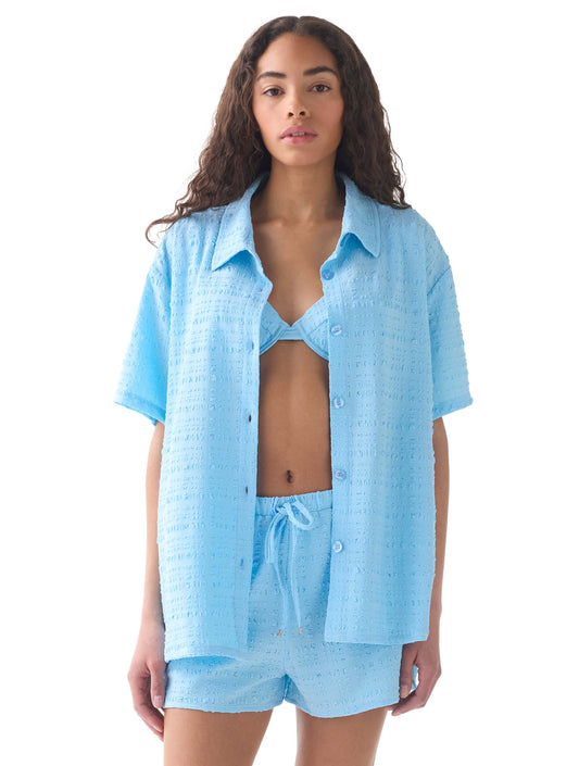 kate spade new york Seersucker Foam Bikini Set & Cover Up Set Bundle