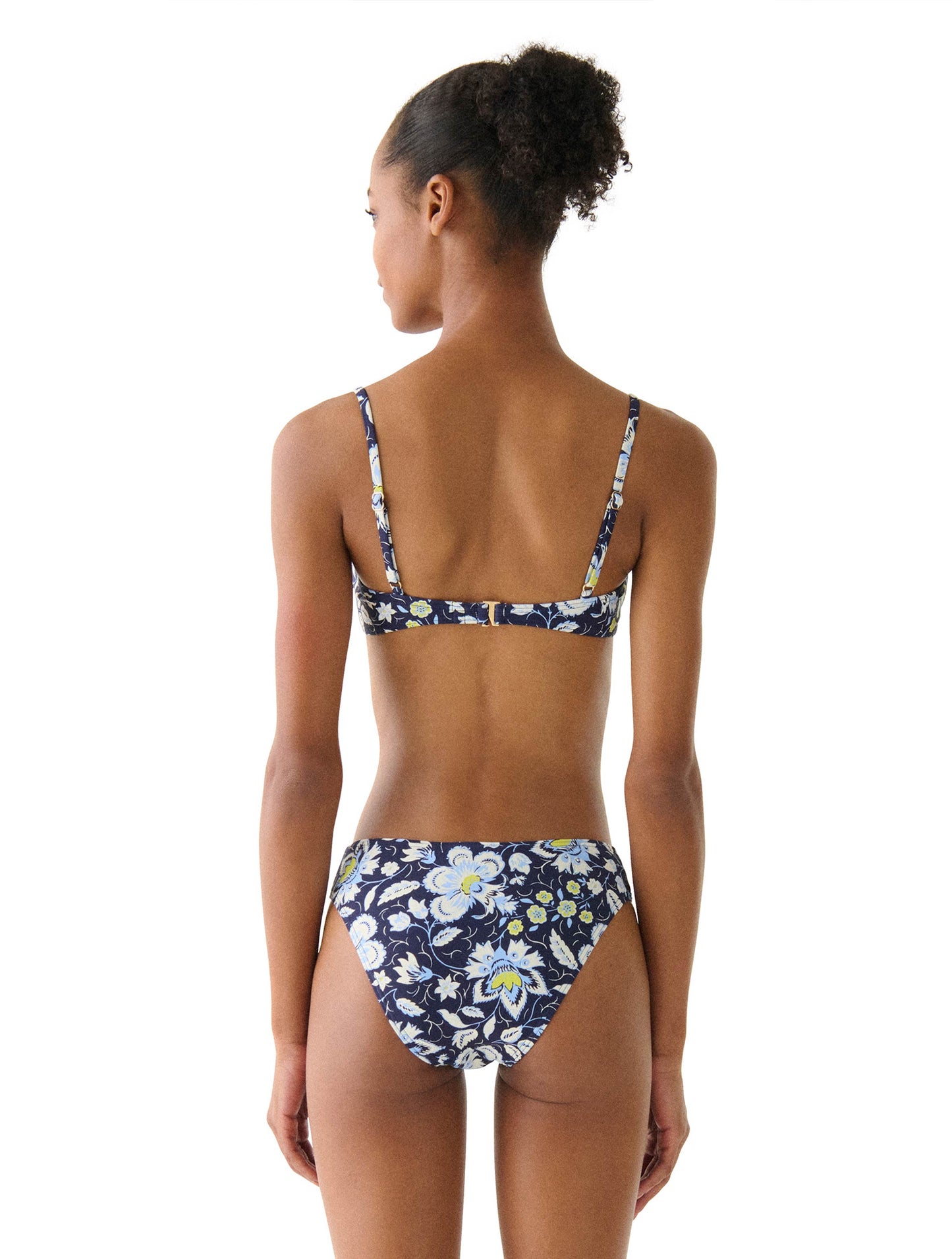 Kate Spade Ruched Underwire Bikini Top - Pretty Paisley