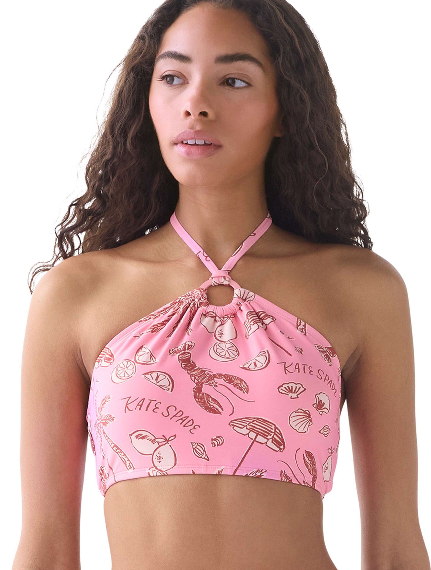 kate spade new york High Neck Bikini Top - Beachside