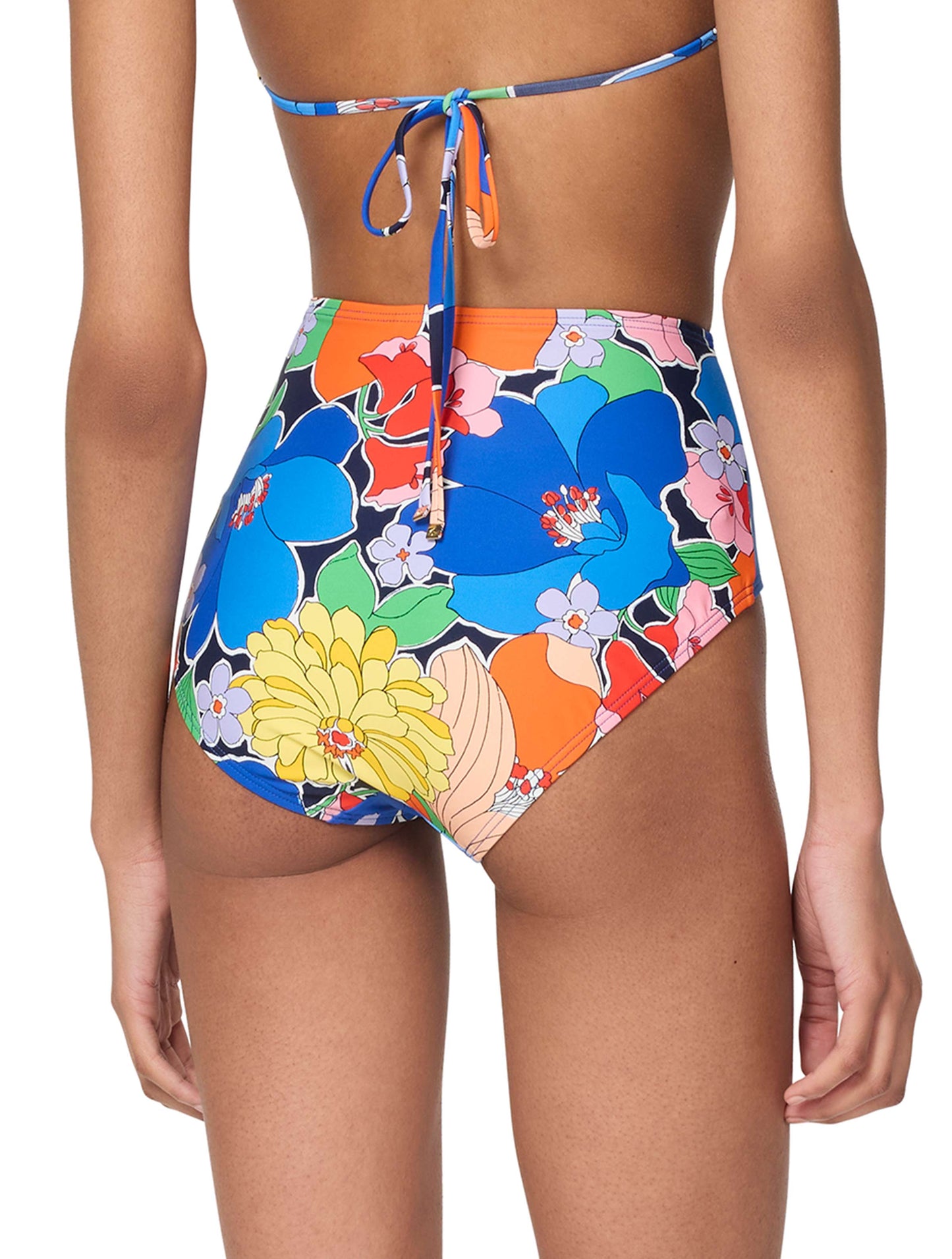 kate spade new york Multi-Color Coastal Garden Bikini Set & Pareo Cover Up Bundle