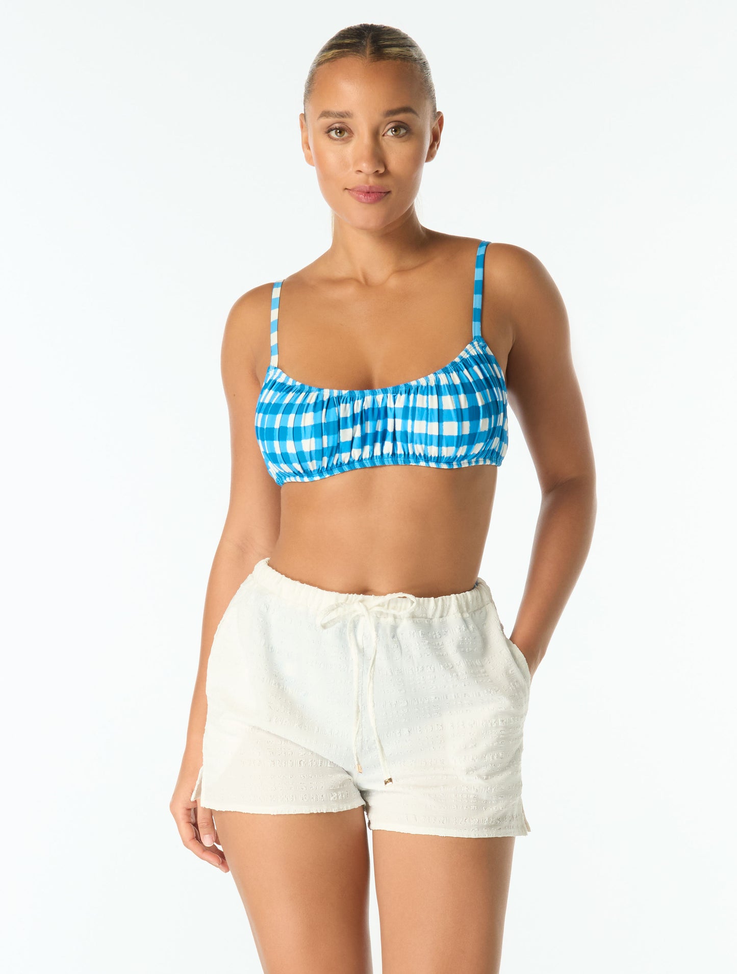 kate spade new york Gingham Bikini & Short Set Bundle
