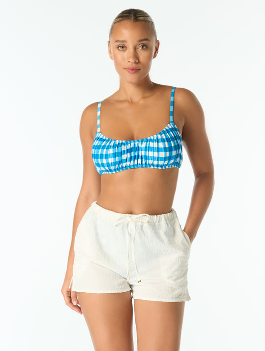 kate spade new york Gingham Bikini & Short Set Bundle