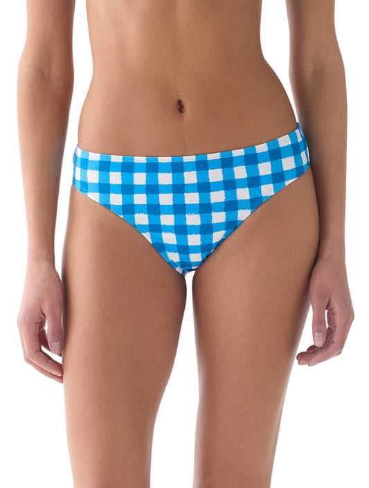 kate spade new york High Cut Bikini Bottom - Gingham