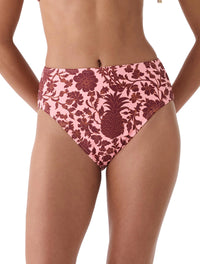 kate spade new york High Leg Bikini Bottom - Pineapple Garden - 850 Quince